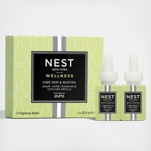 Nest New York Lime Zest & Matcha Fragrance Refills Pura 2 vials